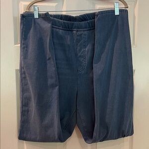 Lands' End Women's Large Tall 14/16 Stretch Elastic Waist Skinny Jeans